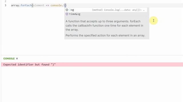 JavaScript forEach Method ES6 Tutorial