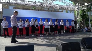 Праздничный концерт в честь Дня России прошел на главной площади Каспийска