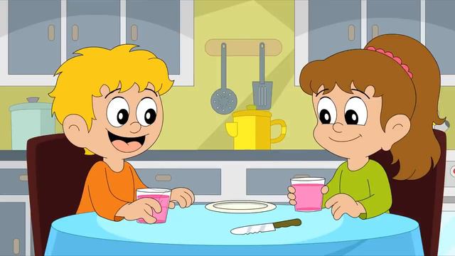 SUR LA TABLE _ Chansons pour enfants смотреть онлайн