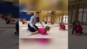 Тренировка по художественной гимнастике для 1-2 года обучения.