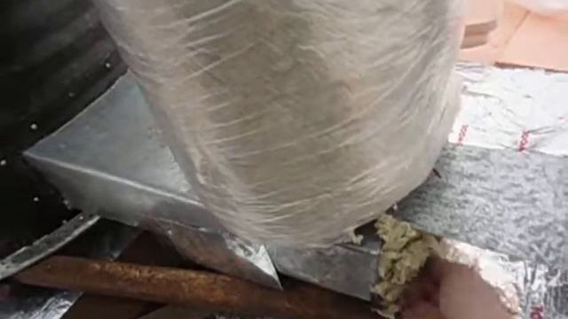 Запуск печи Барабан на сырых дровах (эксперимент №2). смотреть онлайн