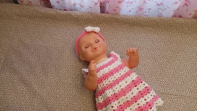 Розовое платье для пупса смотреть онлайн