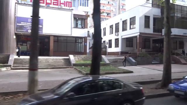 Экскурсия в Крыму (3 часть) Симферополь - улица Киевская .. от Москольца в сторону Перевальное, Ялт
