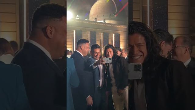 ¡GRANDES AMIGOS! JORGE CAMPOS rie con RONALDO NAZARIO