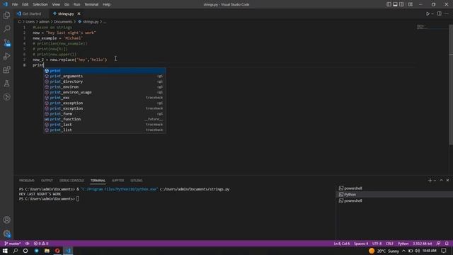 How to use Python strings: Essential string methods: Python Tutorials for beginners #pythonproject