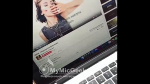 Подключение микрофона для караоке MicGeek Q10S к ноутбуку
