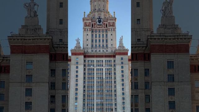 Мск МГУ 1Добрый вечер! Москва. МГУ. Закат.