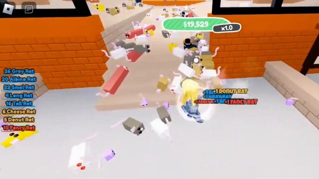 RAT WASHING #TYCOON 
 ?Мою ?крыс в #РОБЛОКС #roblox