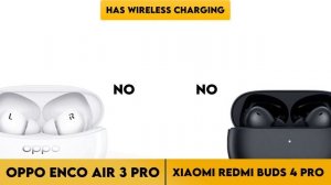 Oppo Enco Air 3 Pro vs Xiaomi Redmi Buds 4 Pro Comparison