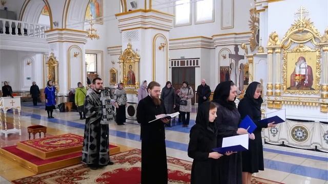 Литургия Преждеосвященных Даров. Спасо-Вознесенский кафедральный собор