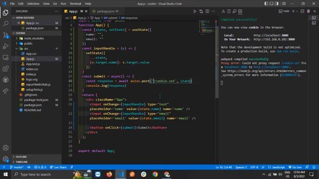 Cors Origin blocked error and cookie set error solve | mern stack | React | Node | Express смотреть онлайн