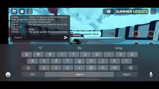 Showing how to get the new limited summer sword in one fruit simulator (roblox) смотреть онлайн
