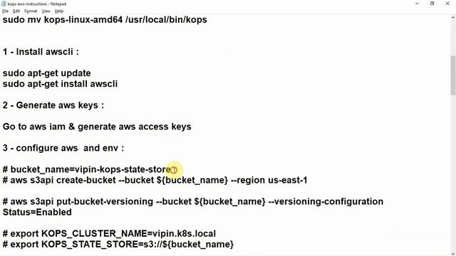 Learn Kubernetes in 90 Minutes | Kubernetes on AWS using Kops | Set environment variable for AWS