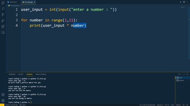 Python Iterative Statements | for loop and while loop