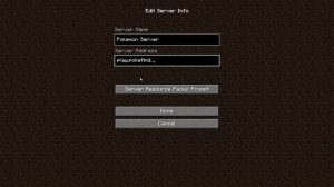 Minecraft Pokemon Server IP Address