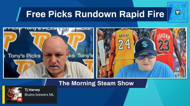 2 FREE NHL Picks and Predictions on Morning Steam Show for Today, Sunday 4/9/2023