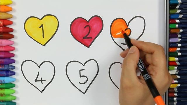 Как рисовать и цветКак рисовать чисел ?- чисел раскраска - Как покрасить чисел - Как рисовать и цве смотреть онлайн