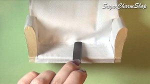 Cute Miniature Couch & Table Tutorial // Dolls/Dollhouse