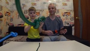 Шпага из шарика. Как легко и просто сделать шпагу, меч, саблю из шаров для моделирования.
