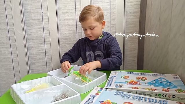 Конструктор магнитный 55 и 68дет смотреть онлайн