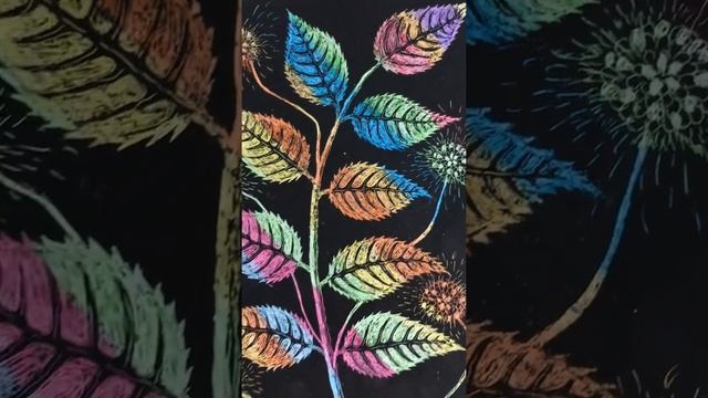 Техника “Граттаж” смотреть онлайн