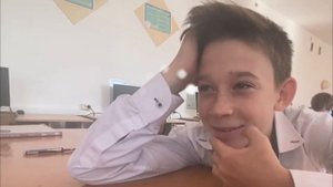 Поздравление с Днем учителя от учеников 7 класса