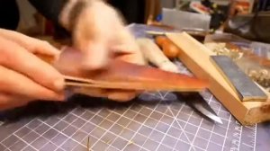 Как сделать кожаные ножны для ножа в домашних условиях!