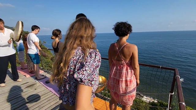 Практика Гвоздестояния на море. Выездной мастер-класс Центра Медитации Облака.