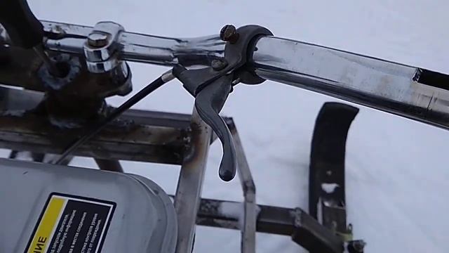 Самодельный снегоход с двигателем лифан 7лс