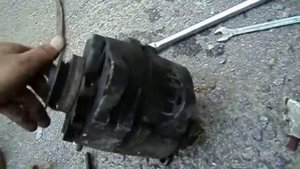 Установка генератора 2110 на москвич часть 1