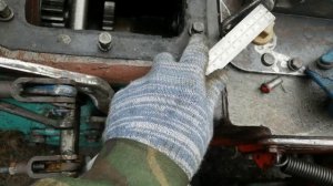 Т-40 АМ. 002 серия. 2 часть. Педали тормозов, сцепления. Рычаг ВОМ