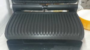 Готовим замороженные кабачки в гриле Tefal.