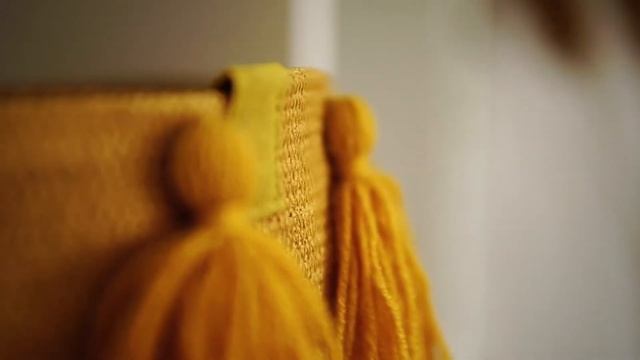 Интерьерная корзина из шнура в технике зигзаг для хранения рукоделия, игрушек, мелочей, аксессуаров