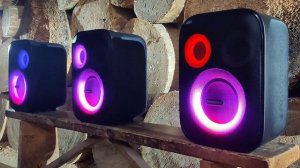 3 колонки Tronsmart Halo 200, сопряжение в одну систему.
