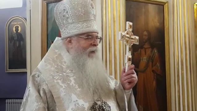 Проповедь митрополита Константина в Лазареву субботу. 24.04.2021 смотреть онлайн