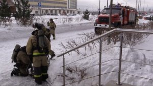 Пожарно-тактические учения прошли в Академгородке