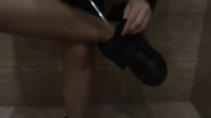 WETLOOK / FULLY CLOTHED / WINTER JACKET AND SHOES / TIGHTS  / WET / WAM / КУПАНИЕ В ЗИМНЕЙ ОДЕЖДЕ