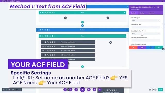 Display The URL/Link Text As Another ACF Field Or As A Button In Divi