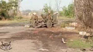 Видео боевого применения зенитно-артиллерийского комплекса С-60.