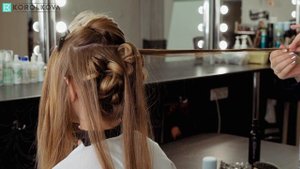 Прическа на выпускной голливудские локоны. Урок по прическам.