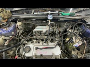 Замер компрессии Mitsubishi Lancer Cedia 2002г.в. Двигатель 4G15