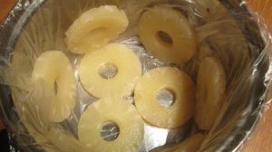Торт без выпечки с ананасами