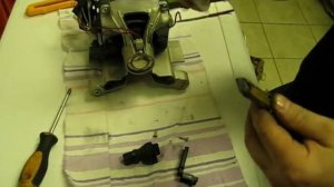 Стиральная машина не запускается, замена щёток в двигателе