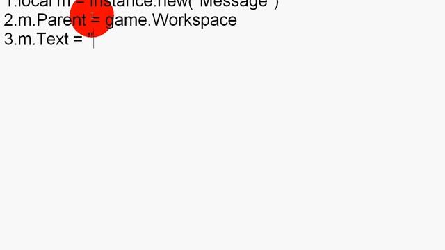 Roblox Message Script