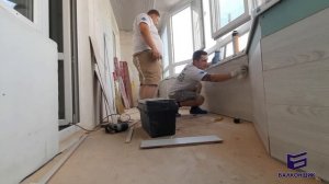 УТЕПЛЕНИЕ ЛОДЖИИ / 7 ЧАСТЬ - ОТДЕЛКА СТЕН ЛАМИНАТОМ