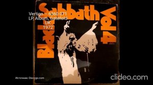 Все издания альбома (LP) - Black Sabbath - Vol 4 Часть 3