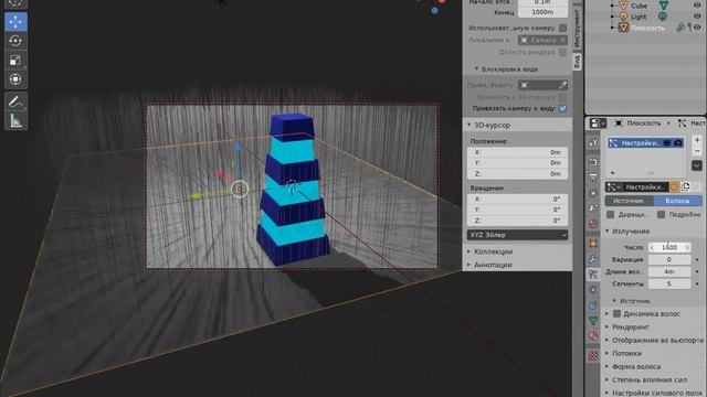 Светящаяся башня в блендер смотреть онлайн