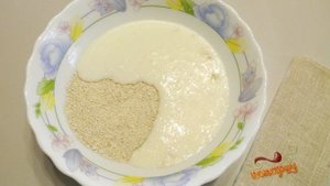 Овсяные оладьи на кефире