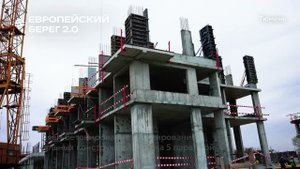 Ход строительства ЖК «Европейский берег 2.0» в Тюмени от застройщика «Страна Девелопмент», 01.05.24