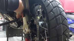 New Michelin Anakee Adventure on BMW R1200 GS